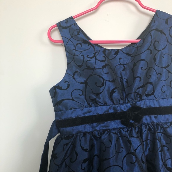 Girls Blue Dress - Picture 4 of 4